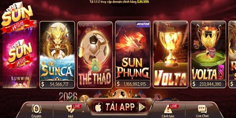 Sức hút hấp dẫn đến từ sảnh game casino Sunwin & Bắn cá