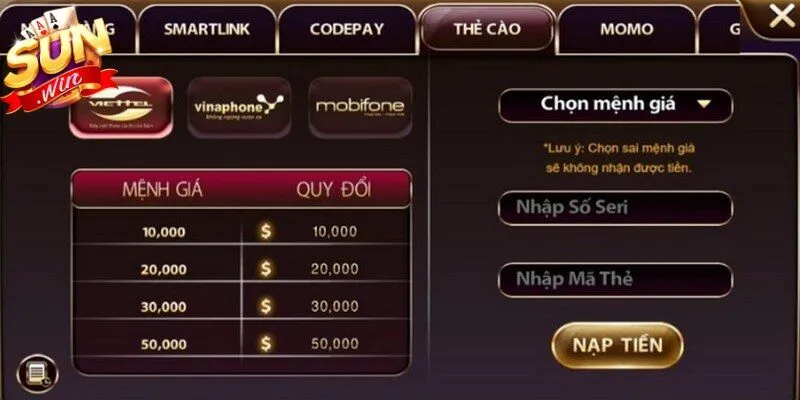 Bạn cần ghi nhớ các lưu ý khi thực hiện giao dịch tại Sunwin